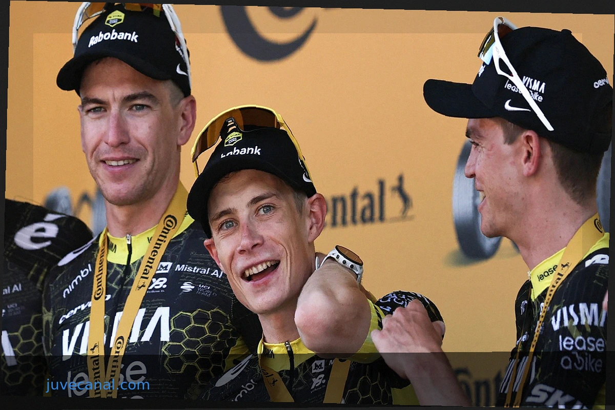 Jonas Vingegaard Claims First Yellow Jersey, Defeating Tadej Pogacar in Tour de France Opener